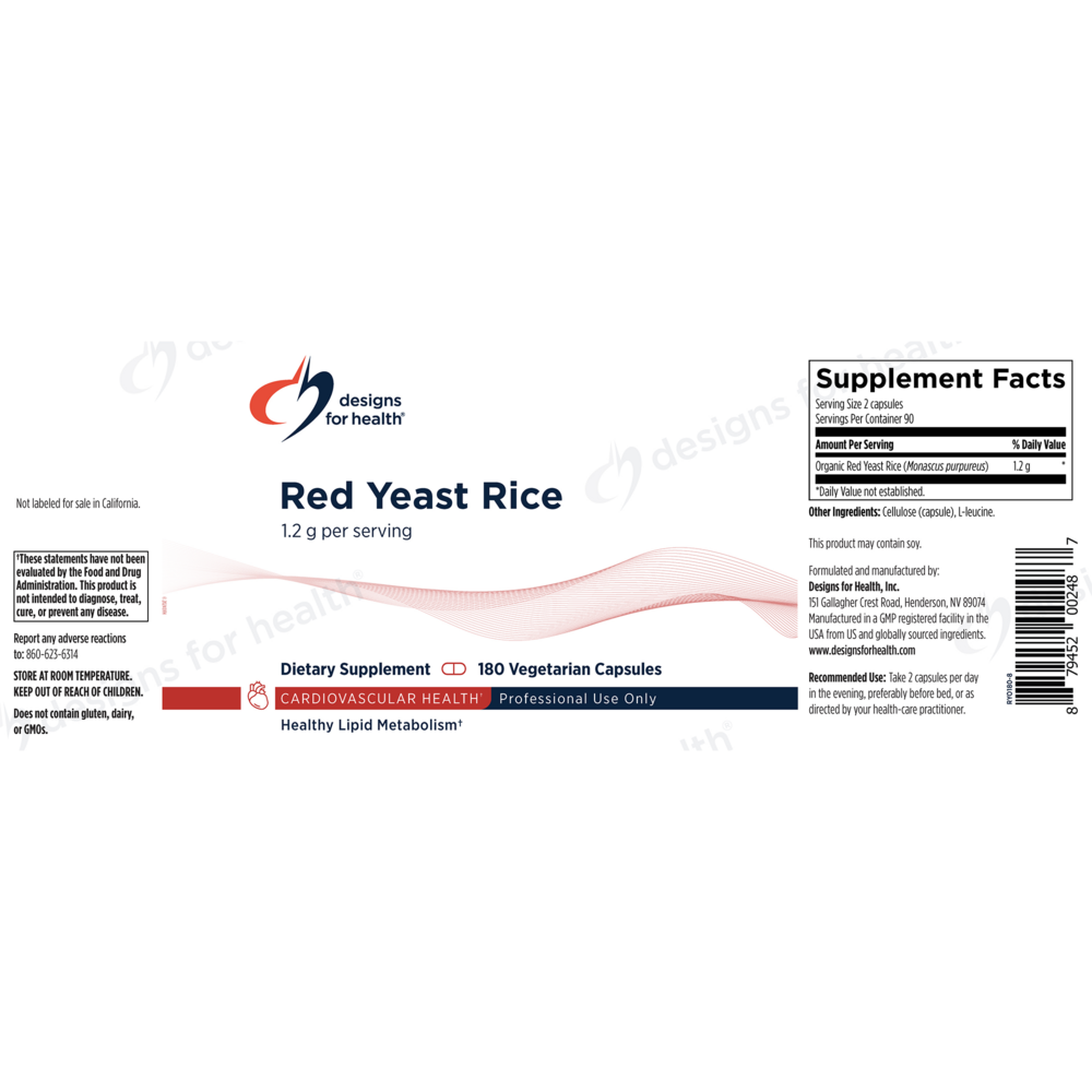 Product image for Red Yeast Rice.