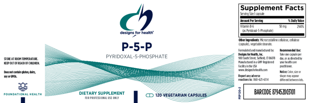 Product image for P-5-P 50mg.