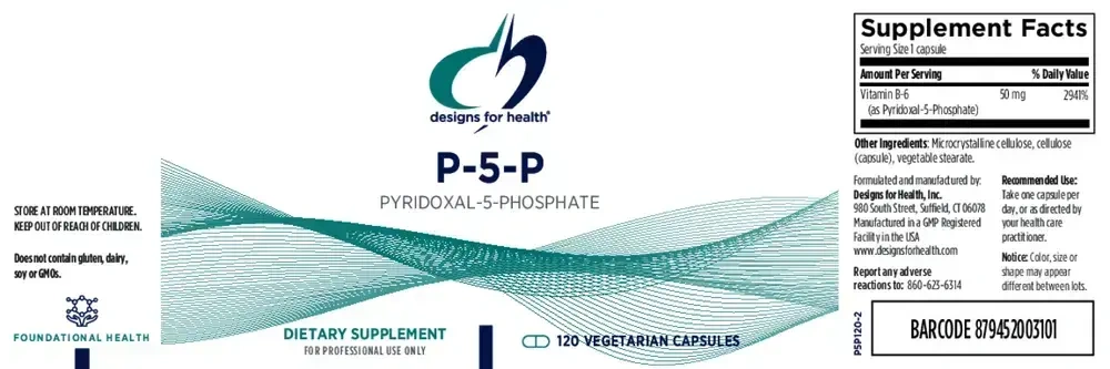 Product image for P-5-P 50mg.