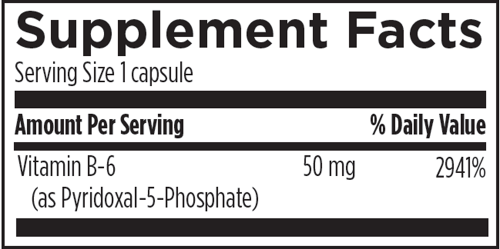 Product image for P-5-P 50mg.