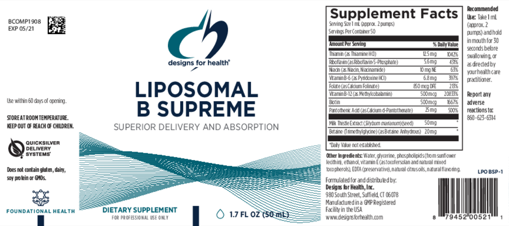 Product image for Liposomal B Supreme.