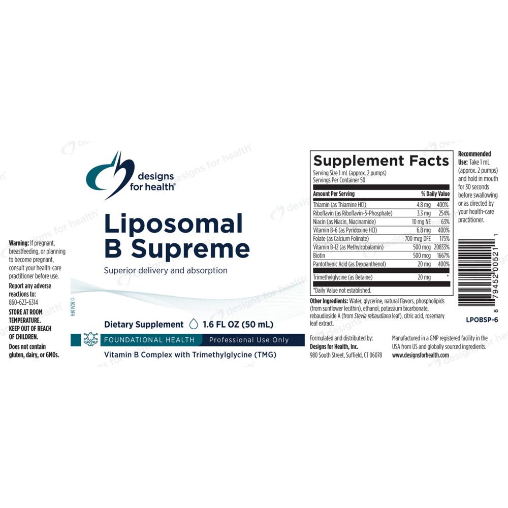 Product image for Liposomal B Supreme.