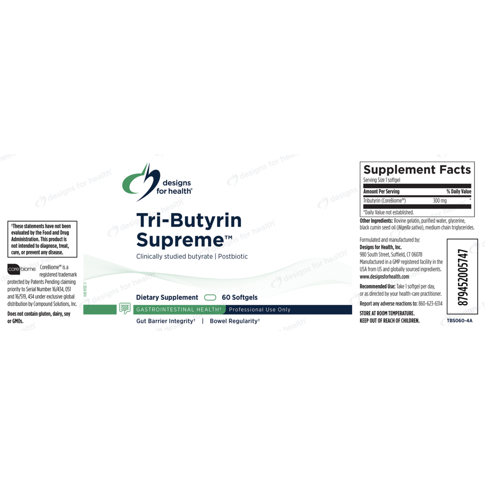 Product image for Tri-Butyrin Supreme™.