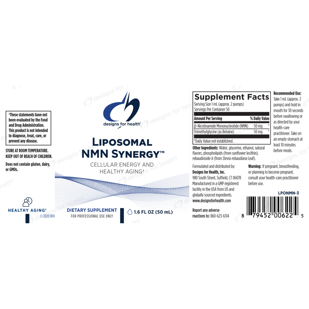 Product image for Liposomal NMN Synergy™.