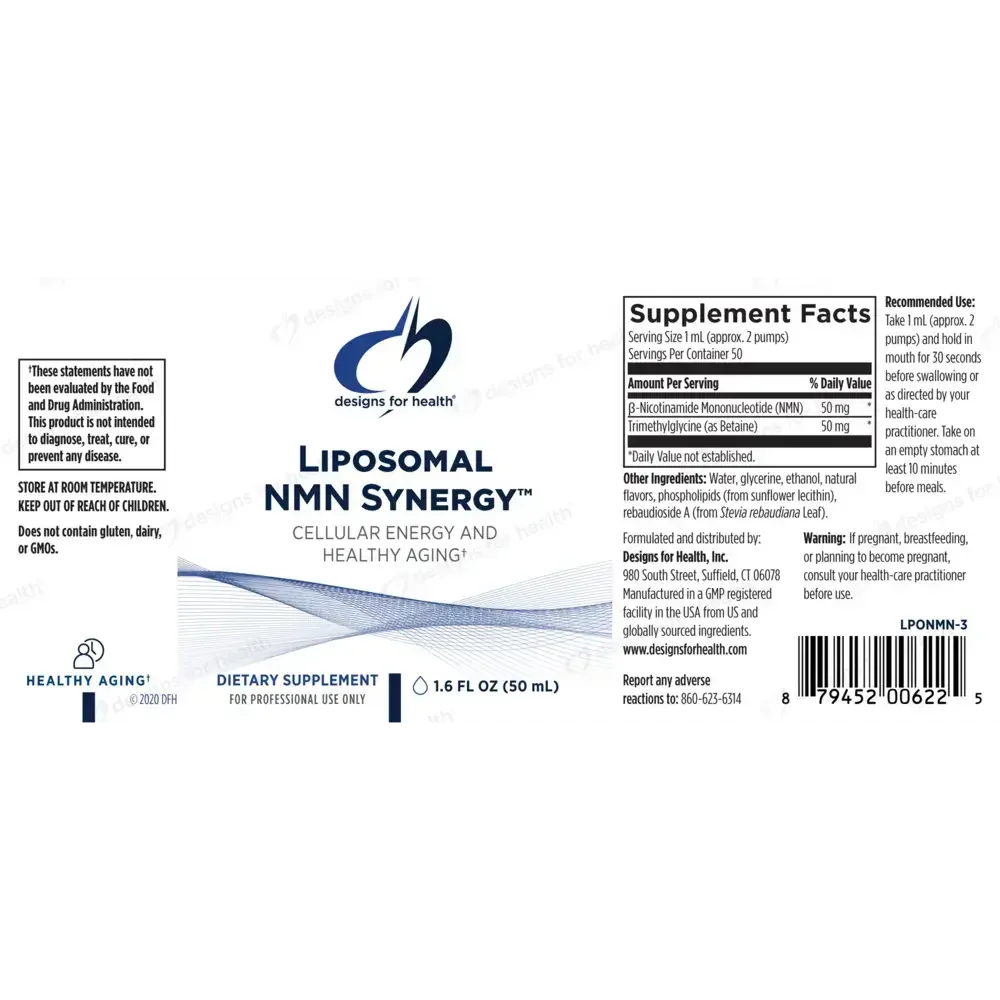 Product image for Liposomal NMN Synergy™.
