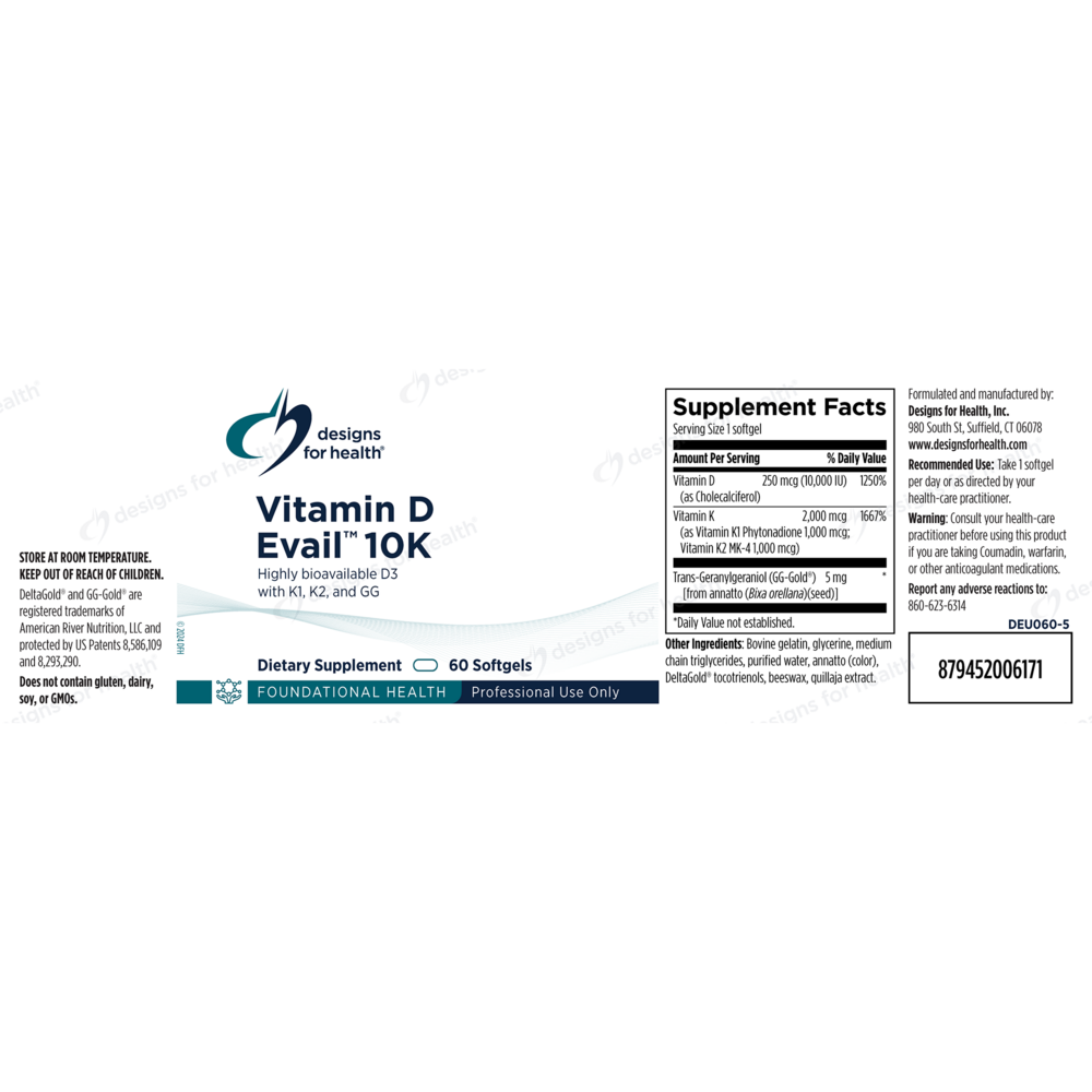 Product image for D Evail 10K Vitamin D.