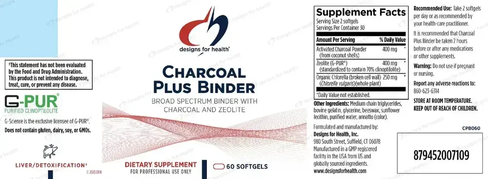 Product image for Charcoal Plus Binder.