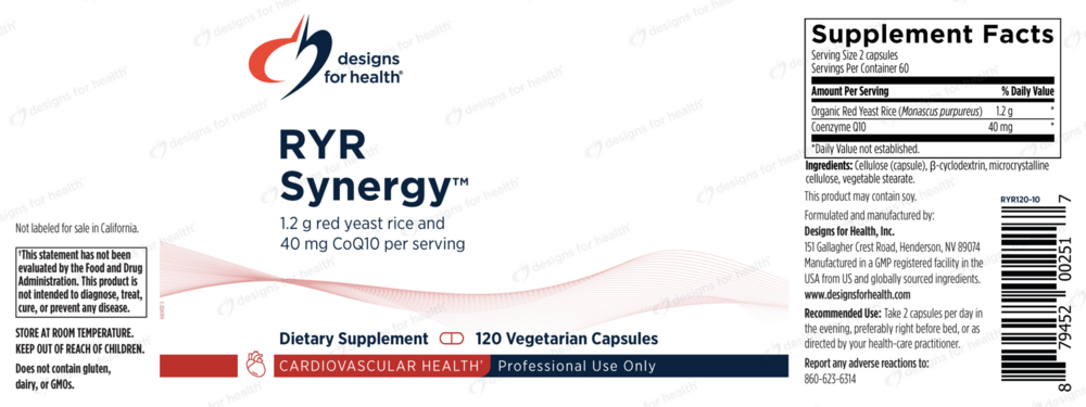 Product image for RYR Synergy™ (California Only).