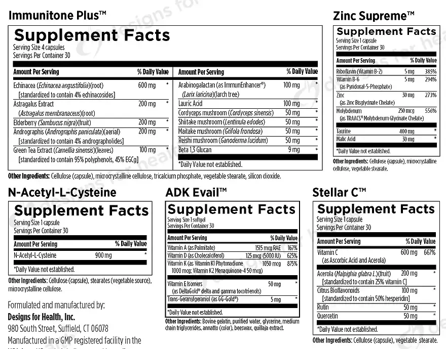 Product image for Immune Support Packets (California Only).