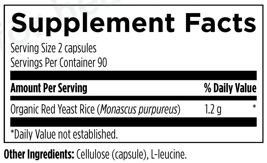 Product image for Red Yeast Rice (California Only).