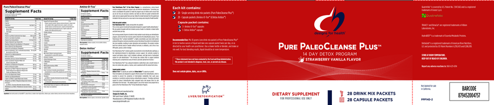 Product image for PaleoCleanse Plus™ 14-Day Detox Program, Strawberry Vanilla (California Only).