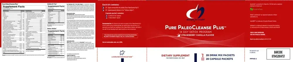 Product image for PaleoCleanse Plus™ 14-Day Detox Program, Strawberry Vanilla (California Only).