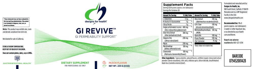 Product image for GI Revive Powder (California Only).