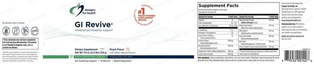 Product image for GI Revive Powder (California Only).
