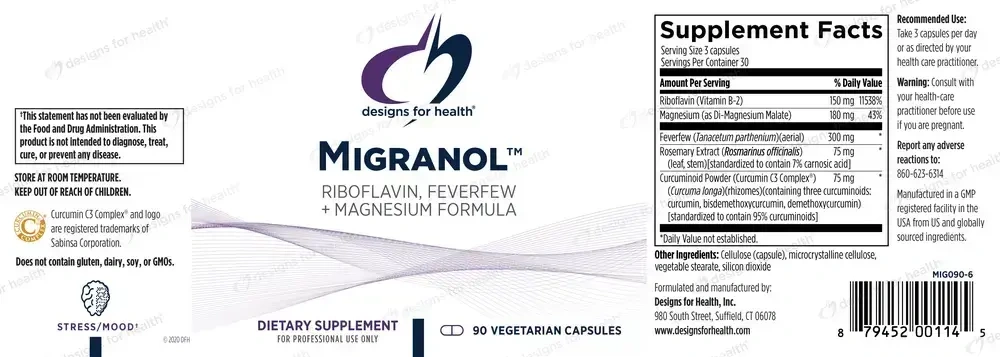 Product image for Migranol™ (California Only).