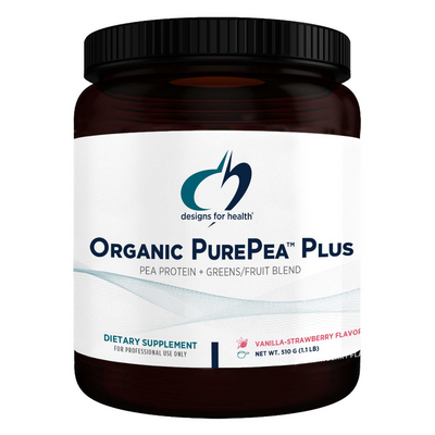 Organic PurePea Plus, Vanilla Strawberry (California Only) 510 Grams