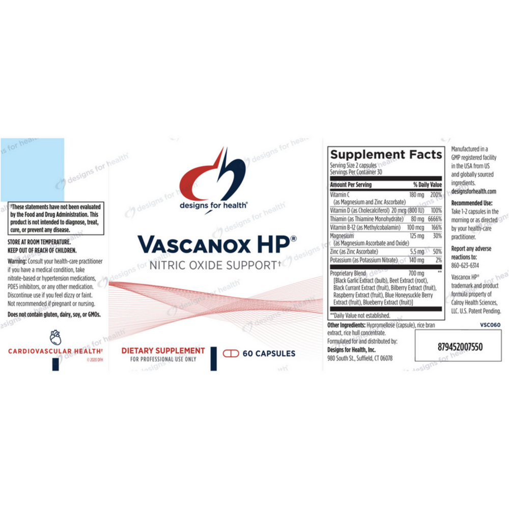 Product image for Vascanox HP® Nitric Oxide.