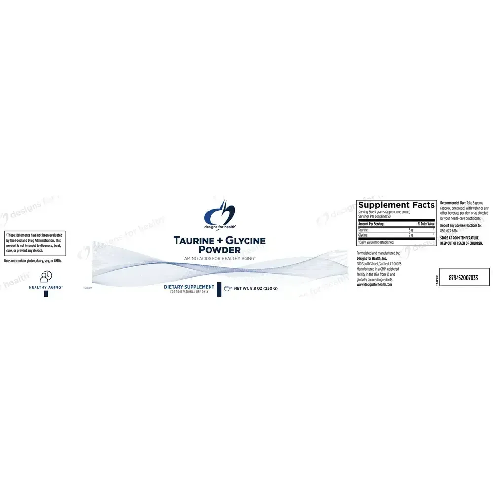 Product image for Taurine+Glycine Powder.