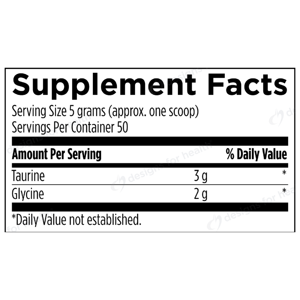 Product image for Taurine+Glycine Powder.