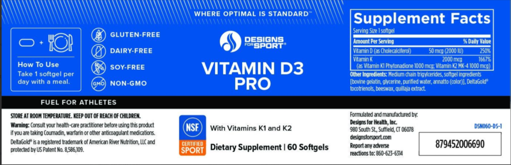 Product image for Vitamin D3 Pro.