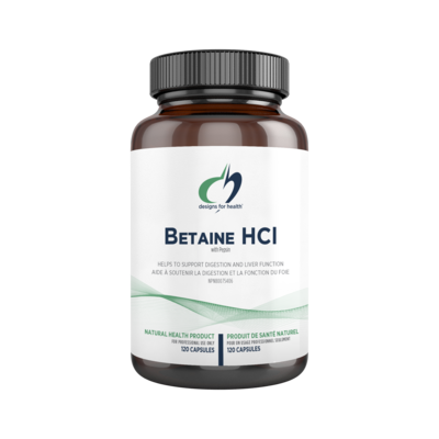 Betaine HCl with Pepsin 120 capsules