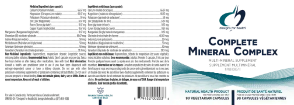 Product image for Complete Mineral Complex.