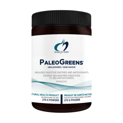 PaleoGreens - Unflavoured Powder (270 Grams) Product image for PaleoGreens - Unflavoured Powder (270 Grams). Discontinued.