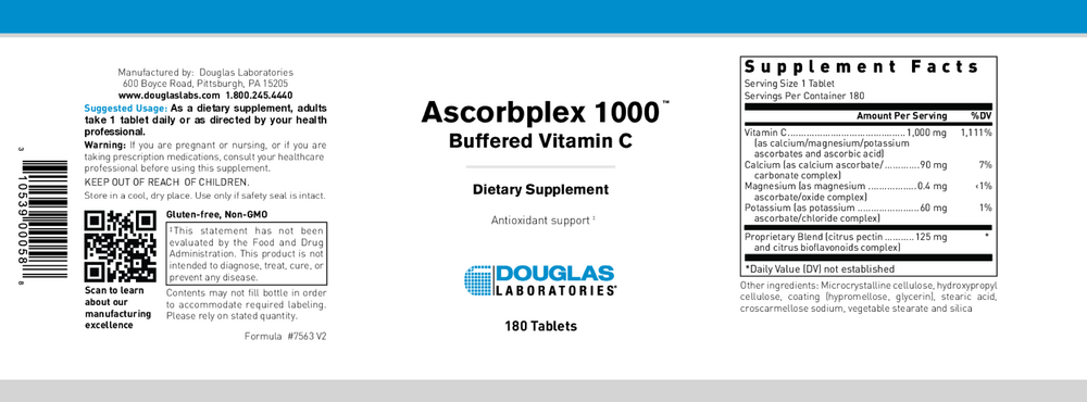Product image for Ascorbplex 1000 [Buffered].
