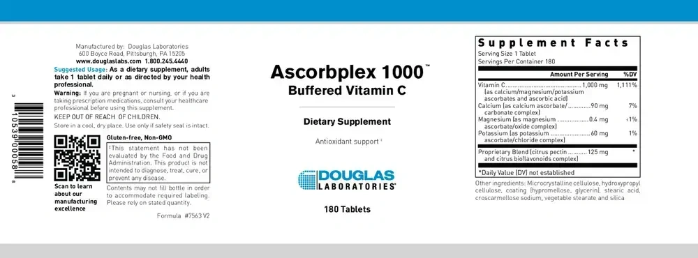 Product image for Ascorbplex 1000 [Buffered].