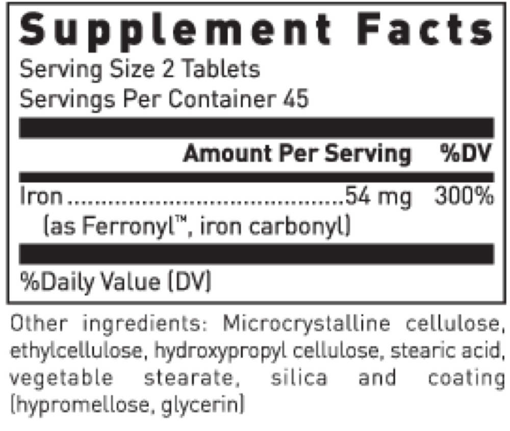 Product image for Timed Release Iron.