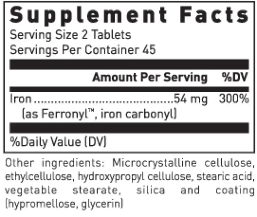 Product image for Timed Release Iron.