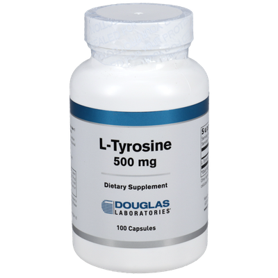 Product image for L-Tyrosine 500mg (100 capsules). Discontinued.