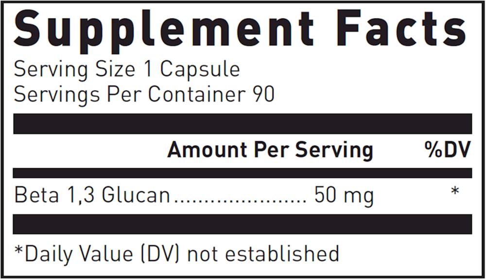 Product image for Beta 1,3 Glucan.
