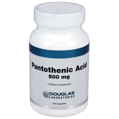 Pantothenic Acid 500mg 100 capsules