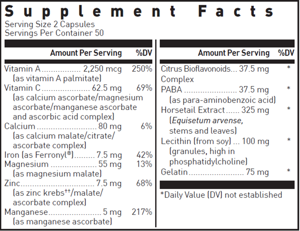 Product image for Hair, Skin and Nails Plus Formula.