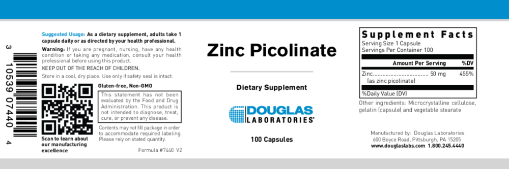 Product image for Zinc Picolinate.