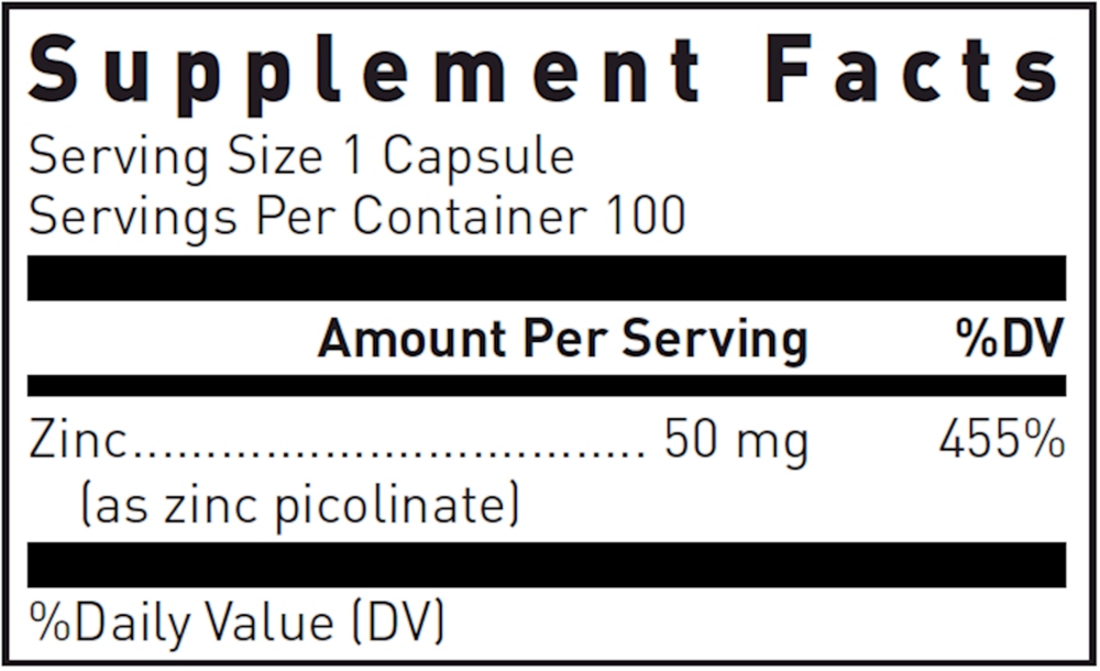 Product image for Zinc Picolinate.