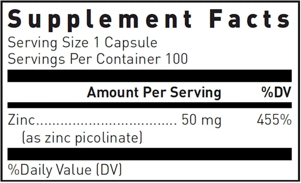 Product image for Zinc Picolinate.