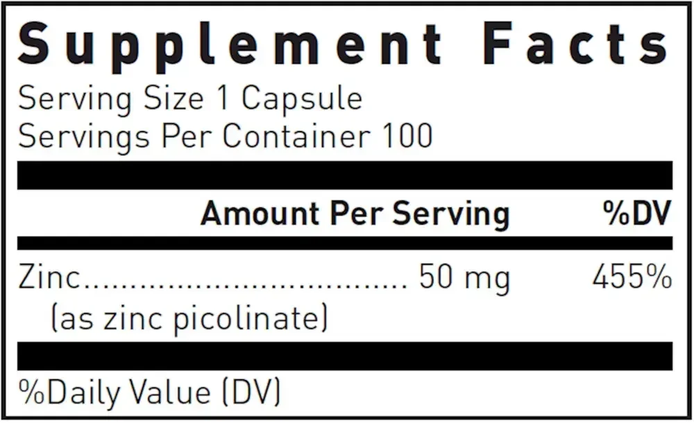 Product image for Zinc Picolinate.