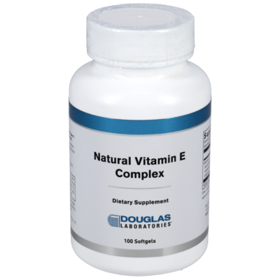 Natural Vit E Complex 400 I.U. 100 Softgel Capsules