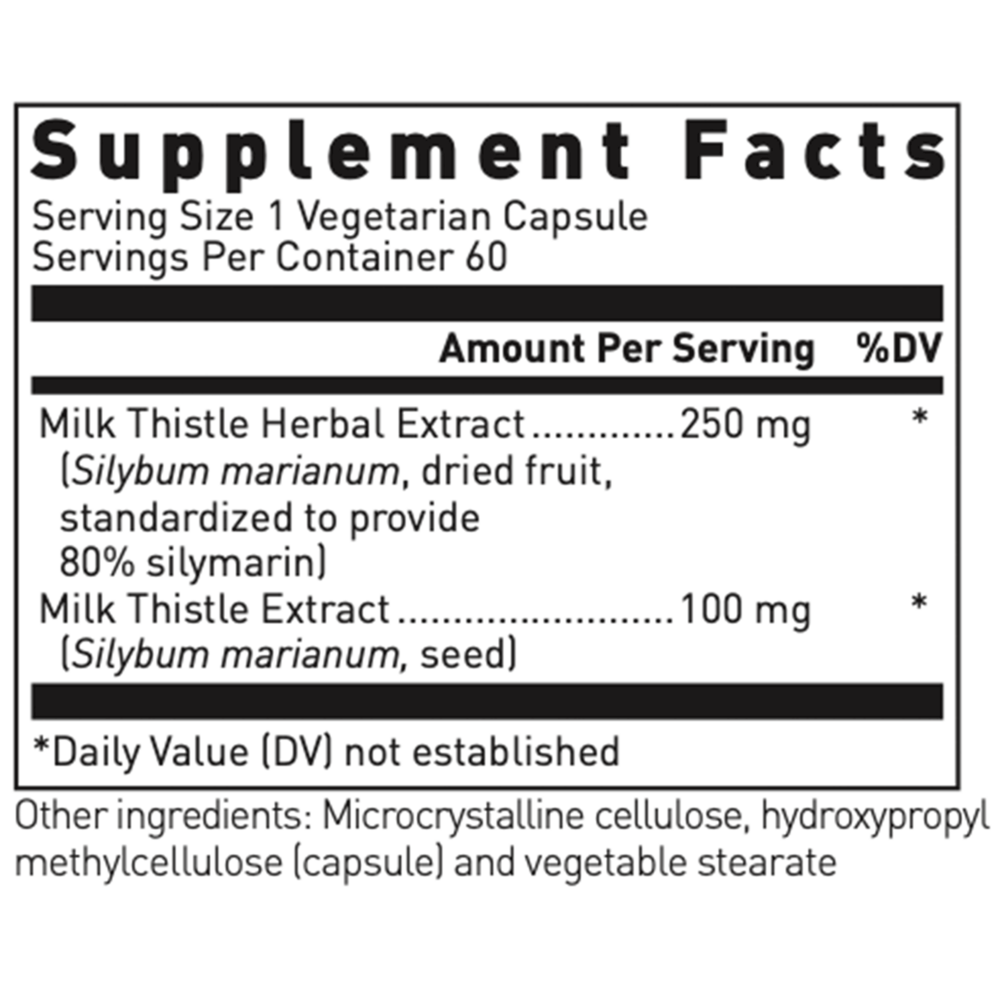 Product image for Milk Thistle Max-V 250mg.