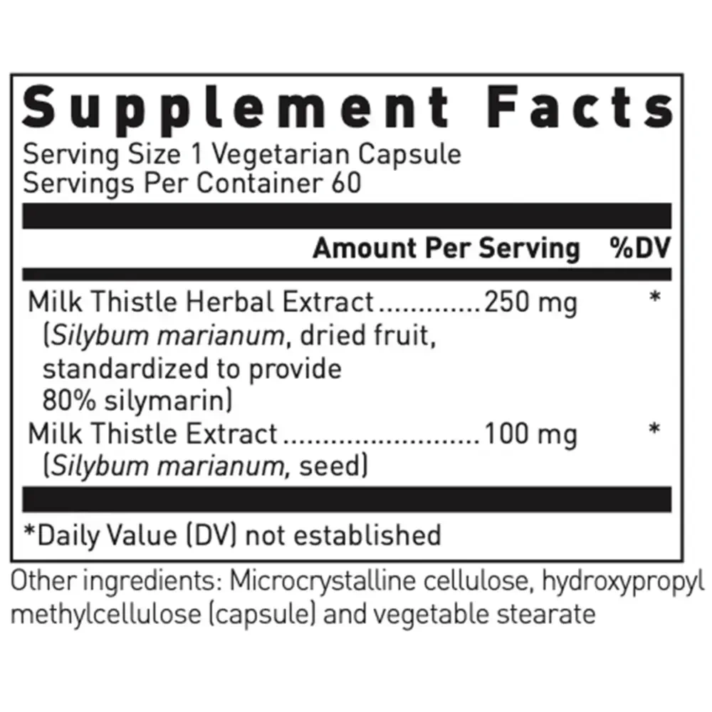 Product image for Milk Thistle Max-V 250mg.