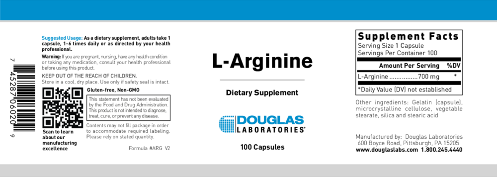 Product image for L-Arginine 700mg.
