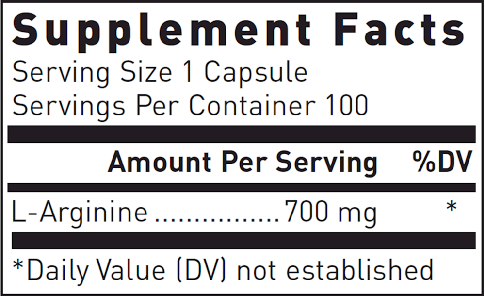 Product image for L-Arginine 700mg.