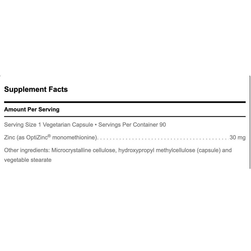 Product image for Opti-Zinc 30.