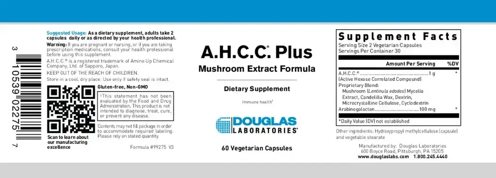 Product image for A.H.C.C. Plus.