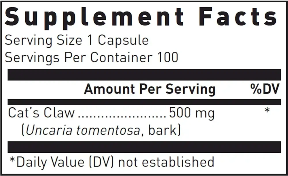 Product image for Cat’s Claw.