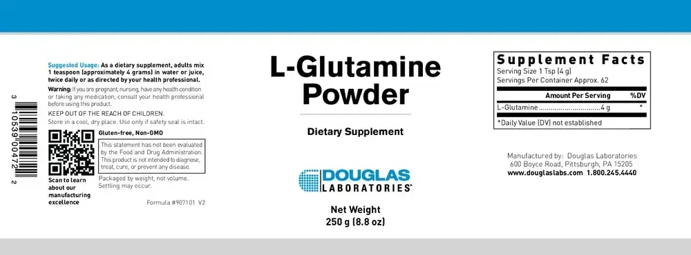Product image for L-Glutamine Powder.