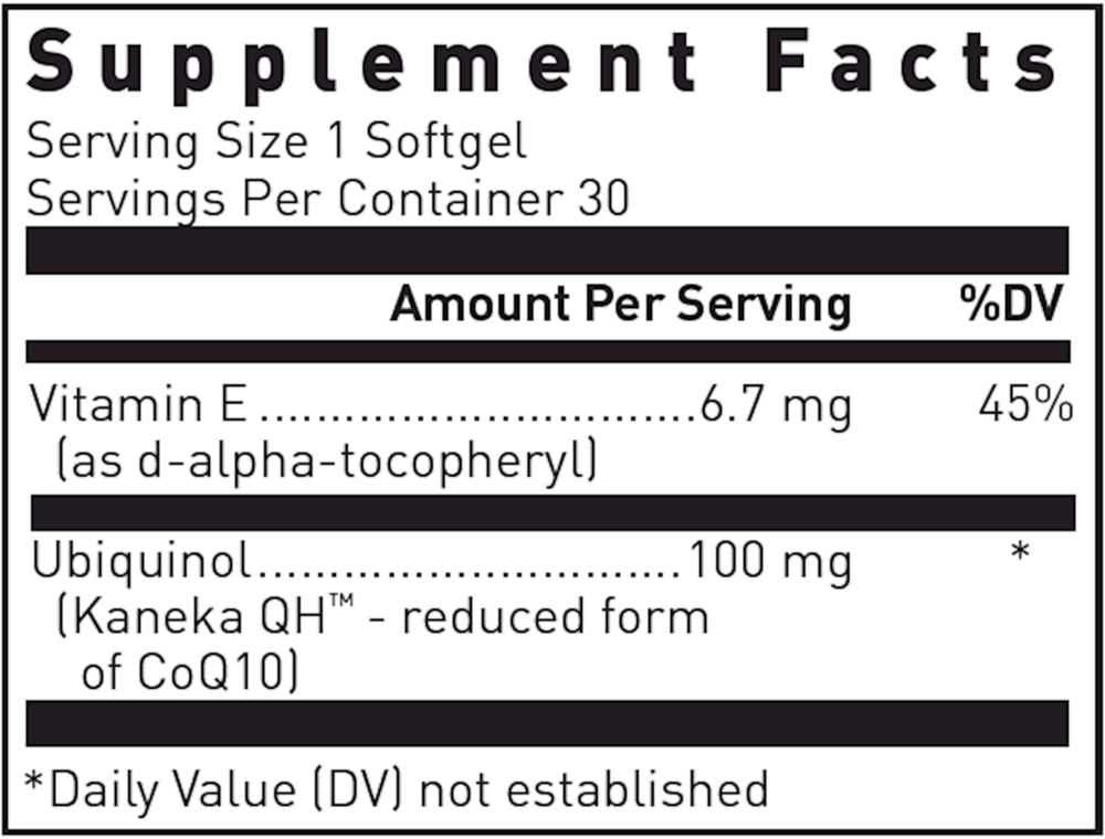Product image for Ubiquinol-QH w/Vesisorb.