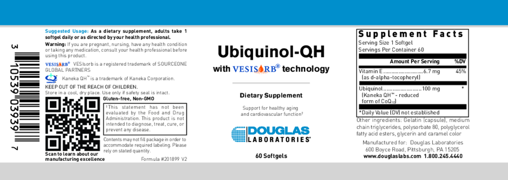 Product image for Ubiquinol-QH w/Vesisorb.